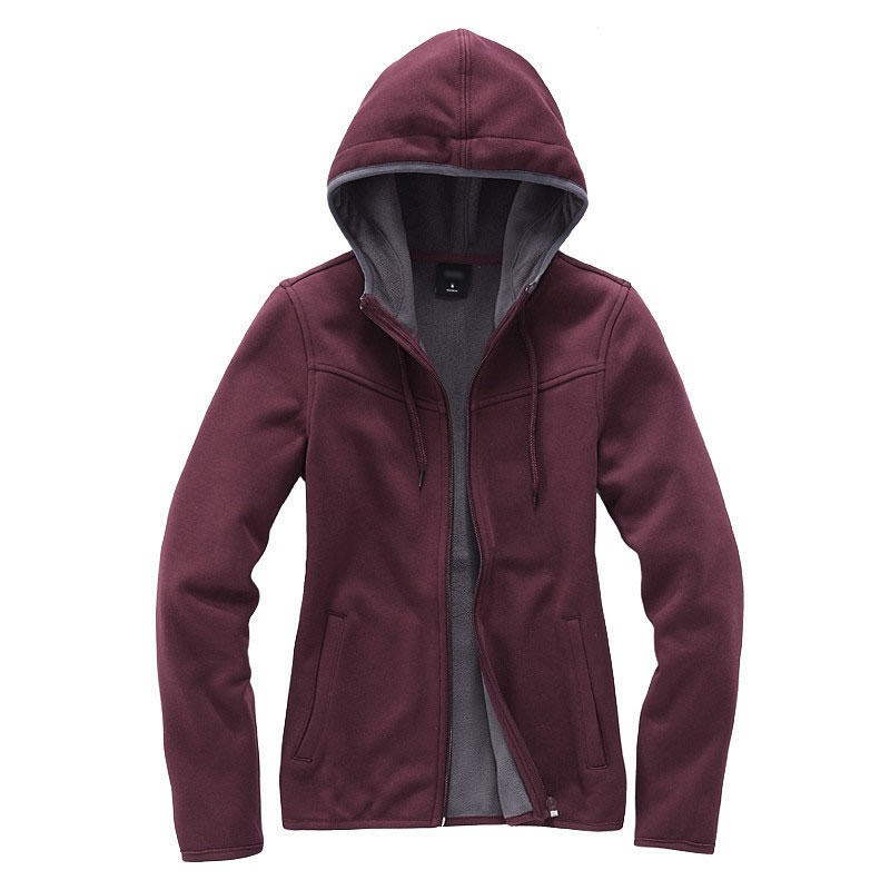 咖啡色開衫衛(wèi)衣